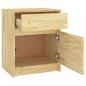 Preview: Nachtschrank 40x31x50 cm Massivholz Kiefer