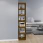 Preview: ARDEBO.de - Bücherregal/Raumteiler Honigbraun 40x30x199 Massivholz Kiefer