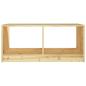 Preview: ARDEBO.de - Couchtisch 75x50x33,5 cm Massivholz Tanne
