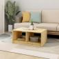 Preview: Couchtisch 75x50x33,5 cm Massivholz Tanne