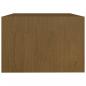 Preview: Couchtisch Honigbraun 75x50x33,5 cm Massivholz Kiefer