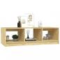 Preview: Couchtisch 110x50x34 cm Massivholz Kiefer