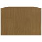 Preview: Couchtisch Honigbraun 110x50x34 cm Massivholz Kiefer