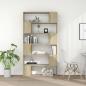 Preview: Bücherregal Raumteiler Sonoma-Eiche 100x24x188 cm