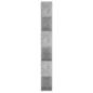 Preview: Bücherregal Raumteiler Betongrau 100x24x188 cm
