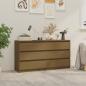 Preview: ARDEBO.de - Nachttische 2 Stk. Honigbraun 60x36x64 cm Massivholz Kiefer