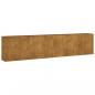 Preview: Hochbeet 360x40x80 cm Cortenstahl