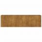 Preview: Hochbeet 280x40x80 cm Cortenstahl