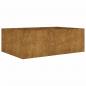Preview: ARDEBO.de - Hochbeet 120x80x40 cm Cortenstahl