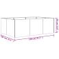 Preview: Hochbeet 120x80x40 cm Cortenstahl