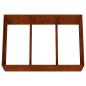 Preview: Hochbeet 120x80x40 cm Cortenstahl