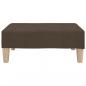 Preview: Fußhocker Braun 78x56x32 cm Stoff