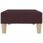 Preview: Fußhocker Lila 78x56x32 cm Stoff