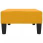 Preview: Fußhocker Gelb 78x56x32 cm Samt