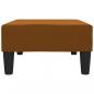 Preview: Fußhocker Braun 78x56x32 cm Samt