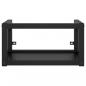 Preview: Badezimmer Wand-Waschtischgestell Schwarz 59x38x31 cm Eisen
