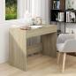 Preview: ARDEBO.de - Schreibtisch Sonoma-Eiche 101x50x76,5 cm Holzwerkstoff