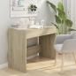 Preview: Schreibtisch Sonoma-Eiche 101x50x76,5 cm Holzwerkstoff