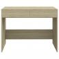 Preview: Schreibtisch Sonoma-Eiche 101x50x76,5 cm Holzwerkstoff