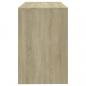 Preview: Schreibtisch Sonoma-Eiche 101x50x76,5 cm Holzwerkstoff