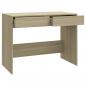 Preview: Schreibtisch Sonoma-Eiche 101x50x76,5 cm Holzwerkstoff