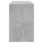 Preview: Schreibtisch Betongrau 101x50x76,5 cm Holzwerkstoff
