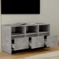 Preview: TV-Schrank Betongrau 102x37,5x52,5 cm Holzwerkstoff