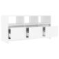 Preview: TV-Schrank Hochglanz-Weiß 102x37,5x52,5 cm Holzwerkstoff