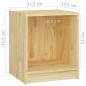 Preview: Nachttische 2 Stk. 35,5x33,5x41,5 cm Massivholz Kiefer