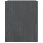 Preview: Nachttische 2 Stk. Grau 35,5x33,5x41,5 cm Massivholz Kiefer