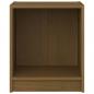 Preview: Nachttisch Honigbraun 35,5x33,5x41,5 cm Massivholz Kiefer