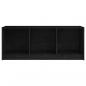 Preview: TV-Schrank Schwarz 104x33x41 cm Massivholz Kiefer