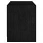 Preview: TV-Schrank Schwarz 104x33x41 cm Massivholz Kiefer