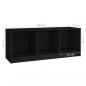 Preview: TV-Schrank Schwarz 104x33x41 cm Massivholz Kiefer