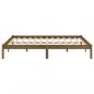 Preview: Massivholzbett Honigbraun Kiefer 200x200 cm