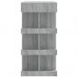 Preview: Bartisch mit Regal Grau Sonoma 100x50x101,5 cm