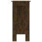 Preview: Bartisch mit Regal Räuchereiche 102x50x103,5 cm Holzwerkstoff