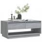 Preview: ARDEBO.de - Couchtisch Grau Sonoma 102,5x55x44 cm Holzwerkstoff