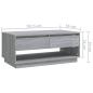 Preview: Couchtisch Grau Sonoma 102,5x55x44 cm Holzwerkstoff