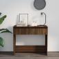 Preview: Konsolentisch Braun Eichen-Optik 89x41x76,5 cm Holzwerkstoff
