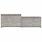 Preview: TV-Schrank Betongrau 146,5x35x50 cm Holzwerkstoff