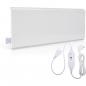 Preview: ARDEBO.de Etherma LAVA2-DESK-80-T Tischinfrarotheizung, Timer/Dimmer, weiß, 80W (41204)