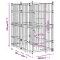 Preview: Outdoor-Hundezwinger Stahl 1,84 m² 