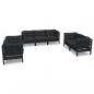 Preview: 7-tlg. Garten-Lounge-Set mit Kissen Kiefer Massivholz