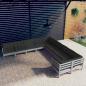 Preview: ARDEBO.de - 10-tlg. Garten-Lounge-Set mit Kissen Grau Kiefernholz