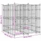 Preview: Outdoor-Hundezwinger Stahl 3,69 m²