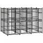 Preview: ARDEBO.de - Outdoor-Hundezwinger Stahl 5,53 m²
