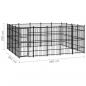 Preview: Outdoor-Hundezwinger Stahl 18,43 m²