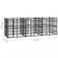 Preview: Outdoor-Hundezwinger Stahl 11,06 m²