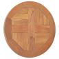 Preview: Tischplatte Massivholz Teak Rund 2,5 cm 40 cm